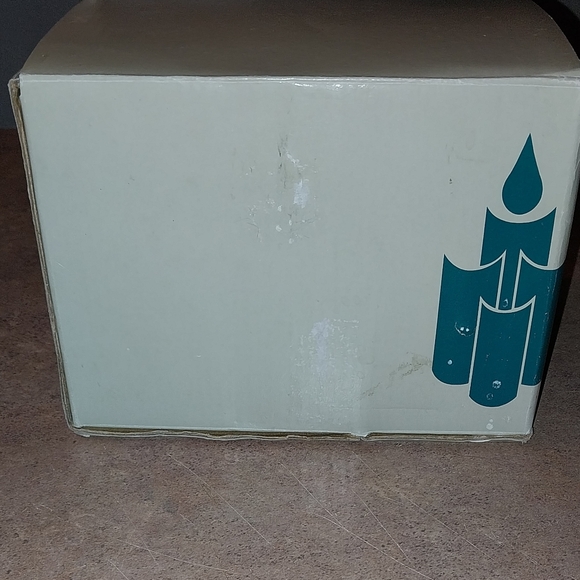 Party Light Ceramic Tealight candle holders peach, pineapple, cantaloupe & Apple - Picture 11 of 12